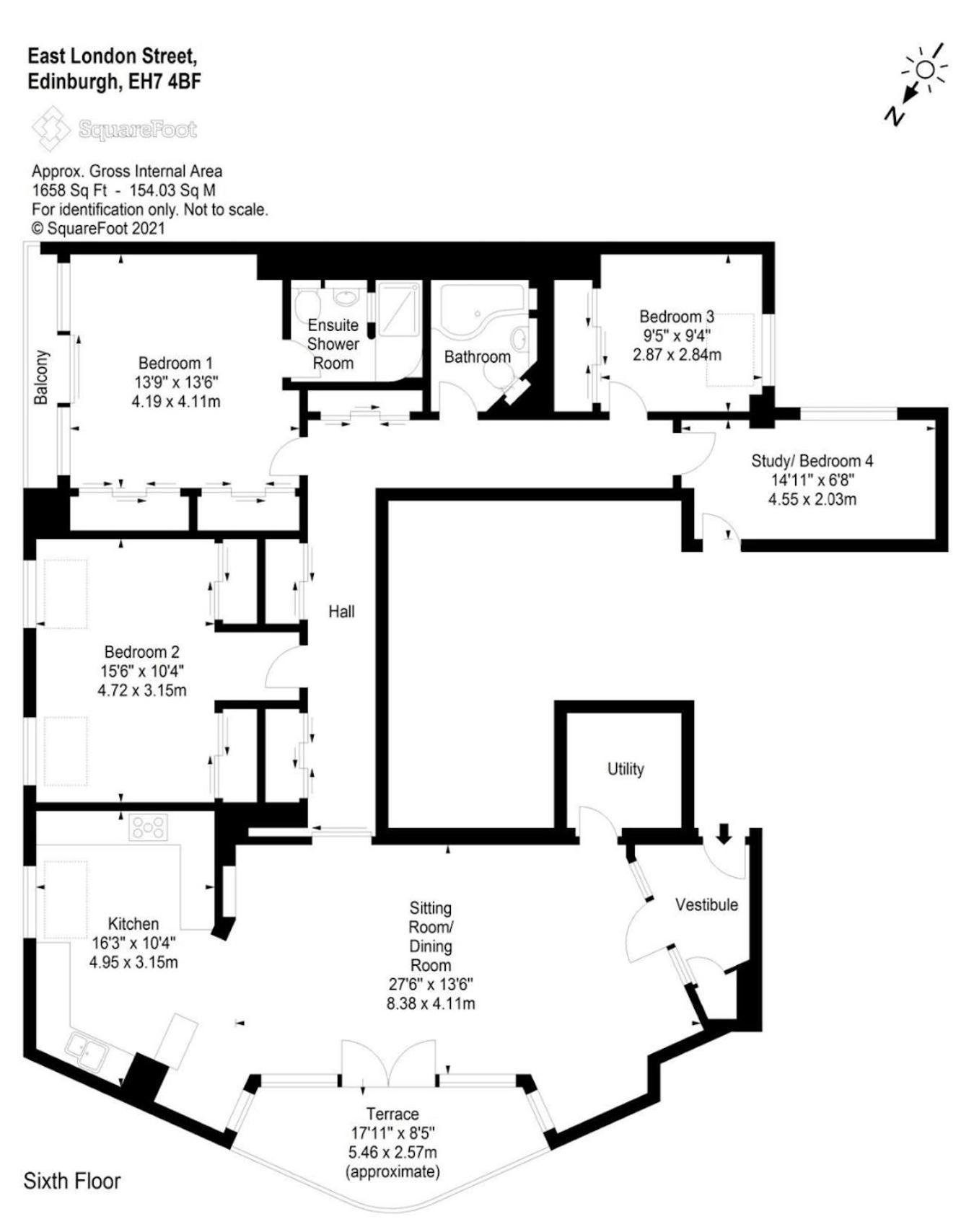 Edinburgh Penthouse 101 Appartement Buitenkant foto